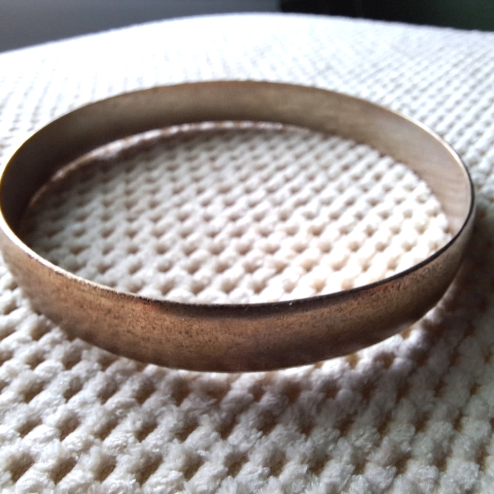 Simple 90s Vintage Boho Copper Bangle Bracelet